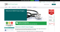 Desktop Screenshot of northhousesurgery.co.uk