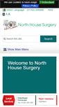 Mobile Screenshot of northhousesurgery.co.uk
