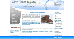 Desktop Screenshot of northhousesurgery.org.uk